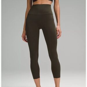 Lululemon Align Pant Leggings Dark Olive 25" Length Size Women's 0